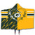 Green Bay Packers Hooded Blankets - Green Bay Packers Series Yellow Fleece Hooded Blanket