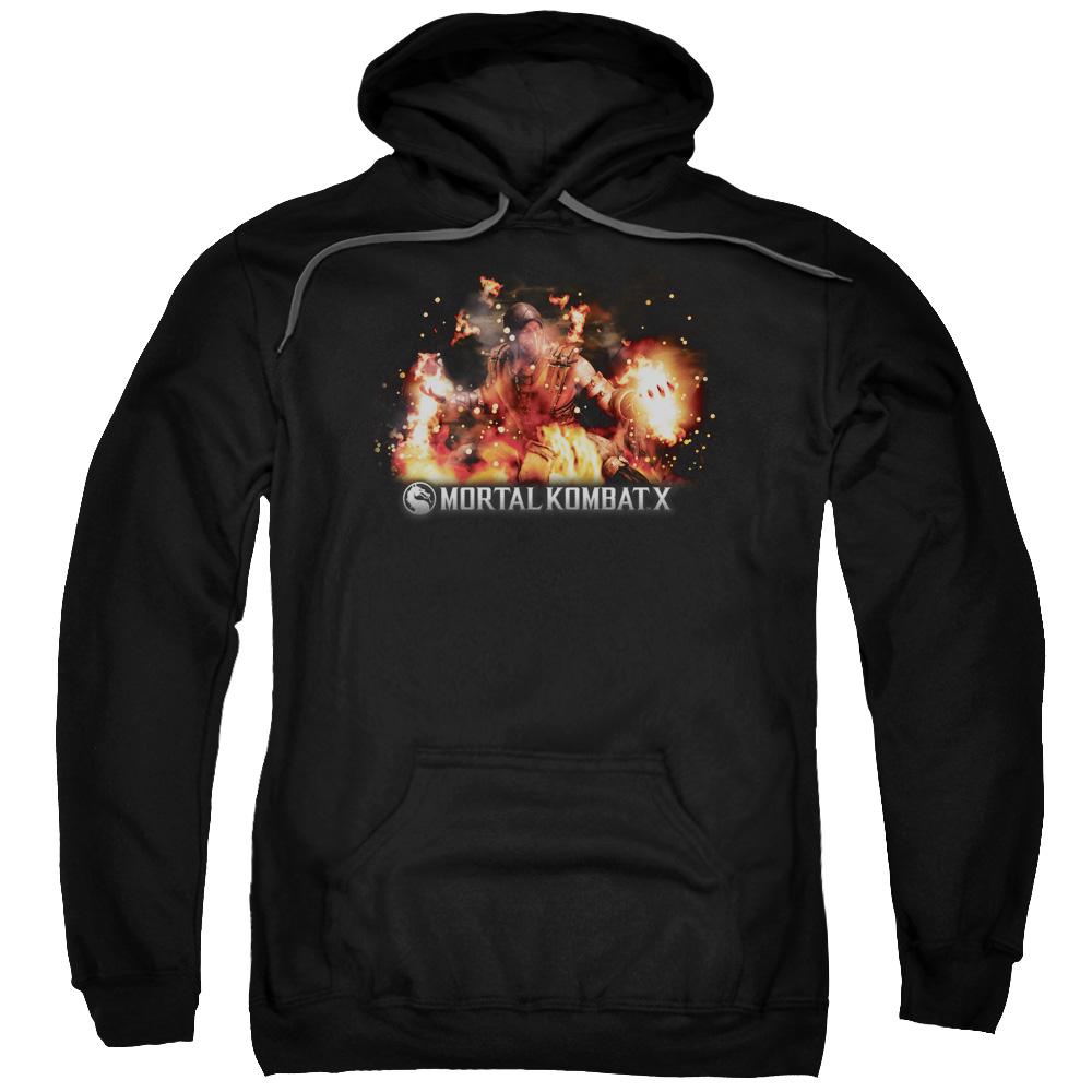 Mortal Kombat X/Scorpio Flames Hoodies - Pullover Adult Hoodie