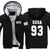 BTS Jackets - Solid Color BTS SUGA Super Cool White 93 Fleece Jacket