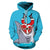 Christmas Hoodies - Christmas Great White Shark Icon Super Cool 3D Hoodie