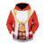 Christmas Hoodies - Super Cool Christmas Golden Necklace Icon Red 3D Hoodie