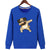 Pet Puppy Sweatshirts - Solid Color Pet Puppy Series Funny Puppy Icon Fashion Fleece Sweatshirt