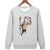 Harajuku Style Sweatshirts - Solid Color Harajuku Style Series Funny Monkey King Icon Fashion Fleece Sweatshirt