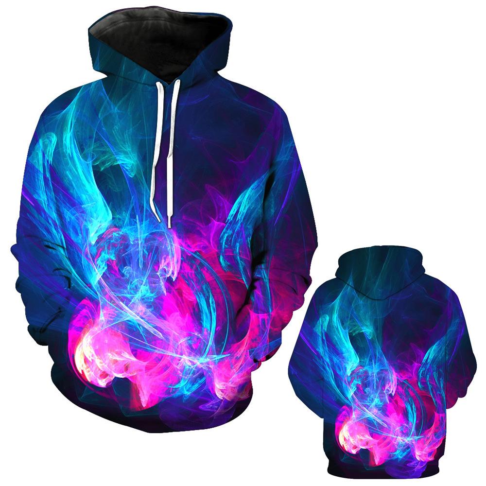 Nightmare Before Christmas Hoodies - Smoke Series Color Smoke Super Cool 3D Hoodie