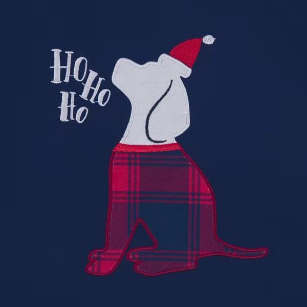 Christmas Family Pajama - Sweatshirt Puppy Blue Pajama