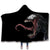 Venom Hooded Blanket - Open Mouth Black Blanket