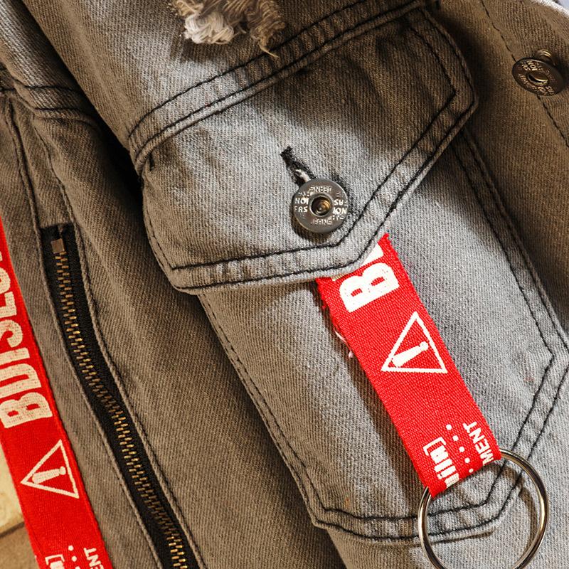 Denim Jackets - Solid Color Denim Jacket Series Harajuku Style Super Cool Denim Jacket