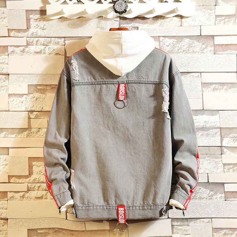 Denim Jackets - Solid Color Denim Jacket Series Harajuku Style Super Cool Denim Jacket