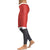 Christmas Leggings - Women 3D Xmas Theme Black-red Legging