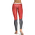 Christmas Leggings - Women 3D Xmas Theme Black-red Legging