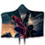 Spiderman Hooded Blanket - The dark Spiderman Blanket