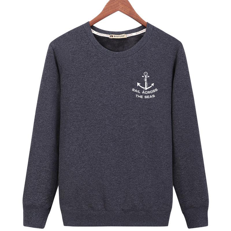 THE SEAS Sweatshirts - Solid Color THE SEAS Style Series THE SEAS Icon Fashion Fleece Sweatshirt