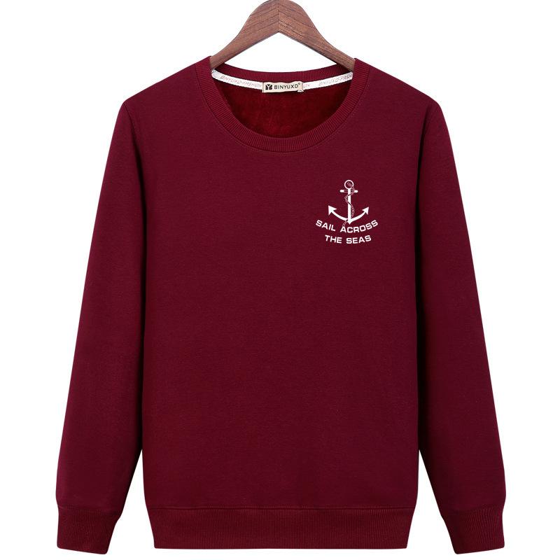 THE SEAS Sweatshirts - Solid Color THE SEAS Style Series THE SEAS Icon Fashion Fleece Sweatshirt