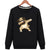 Pet Puppy Sweatshirts - Solid Color Pet Puppy Series Funny Puppy Icon Fashion Fleece Sweatshirt