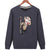 Harajuku Style Sweatshirts - Solid Color Harajuku Style Series Funny Monkey King Icon Fashion Fleece Sweatshirt