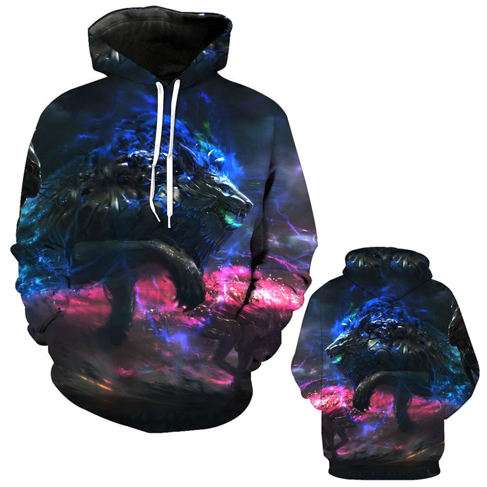 Nightmare Before Christmas Hoodies - Smoke Series Color Smoke Super Cool 3D Hoodie