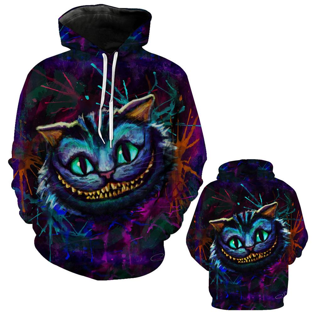 Nightmare Before Christmas Hoodies - Nightmare Before Christmas Series Naughty Cat Super Cool 3D Hoodie