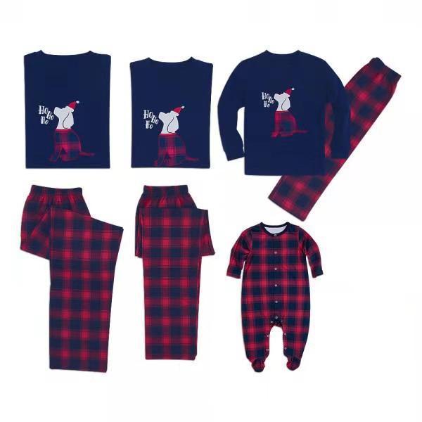 Christmas Family Pajama - Sweatshirt Puppy Blue Pajama