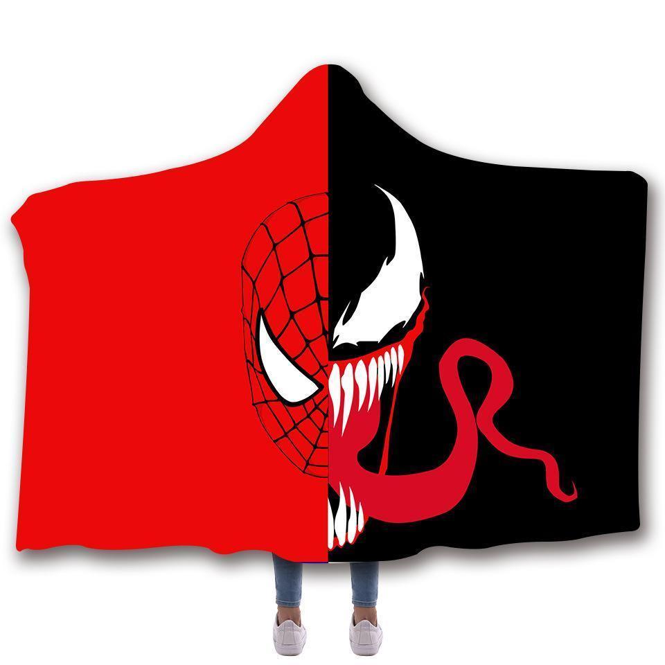 Venom Hooded Blanket - Spiderman Fit Venom Blanket