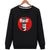 Harajuku Style Sweatshirts - Solid Color Harajuku Style Series Red Icon Fashion Fleece Sweatshirt