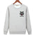 Animal Sweatshirts - Solid Color Animal Series Wolf Way Icon Fashion Fleece Sweatshirt