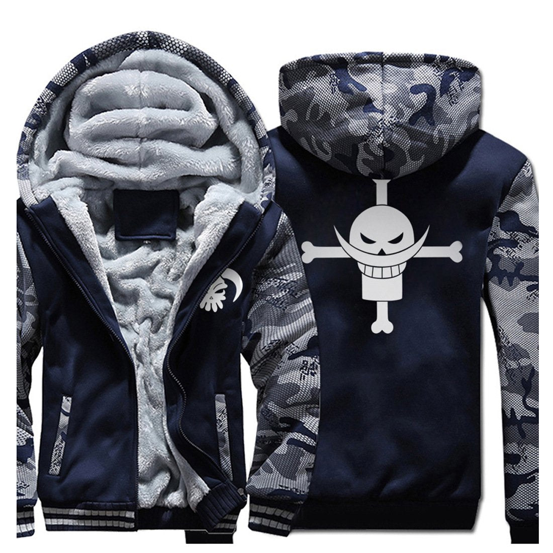 One Piece Jackets - One Piece Anime Series Super Cool Fleece Jacket