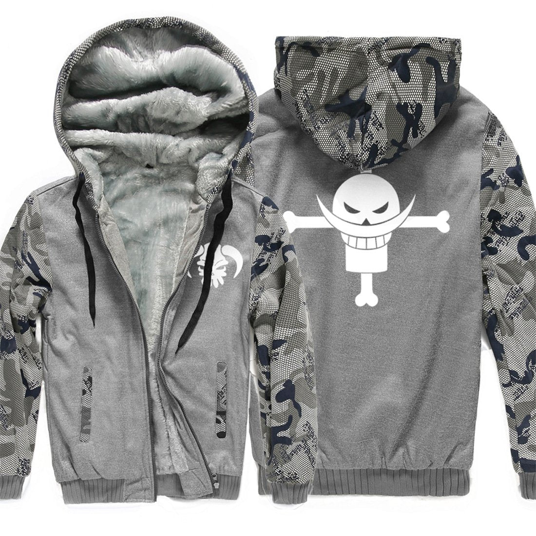 One Piece Jackets - One Piece Anime Series Super Cool Fleece Jacket