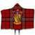 Harry Potter Hooded Blankets - GRYFFINDOR Lion Red Fleece Hooded Blanket