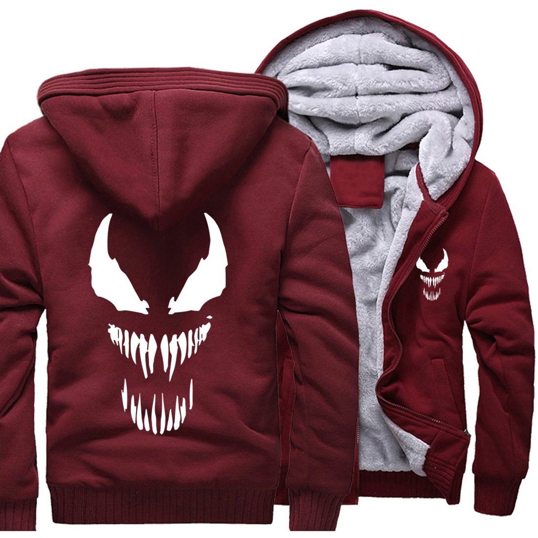 Venom Jackets - Venom Movie Series Venom Icon Super Cool Fleece Jacket
