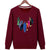 Harajuku Style Sweatshirts - Solid Color Harajuku Style Series Feather Icon Fashion Fleece Sweatshirt