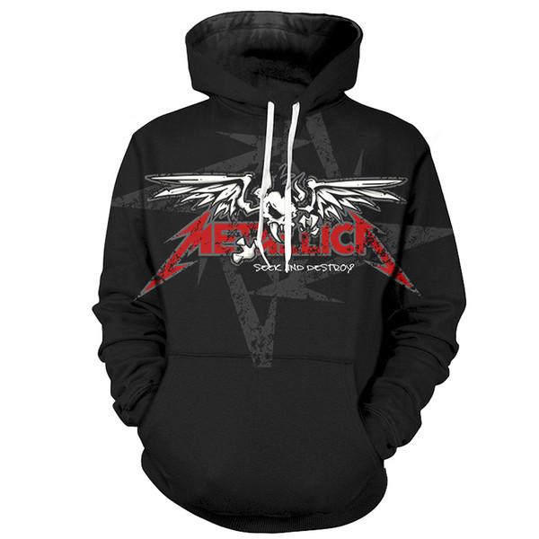 Iron Maiden 3D Hoodie Rock Metallic Tracksuits Skull Eddies Sweatshirt