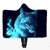 Animal Hooded Blankets - Animal Series Fox Blue Fleece Hooded Blanket