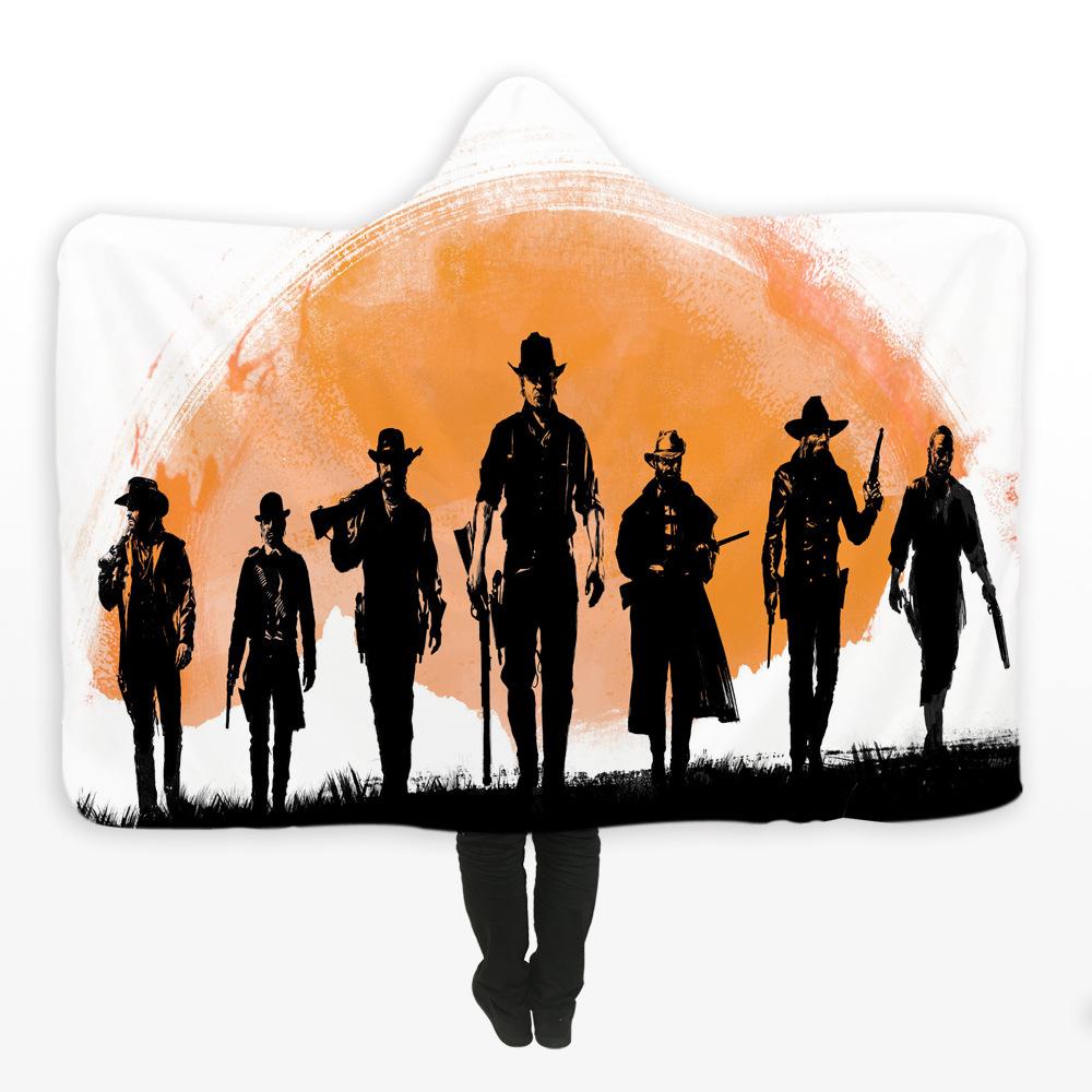 Red Dead Redemption - Red Dead Redemption Game Series Fleece Hooded Blanket