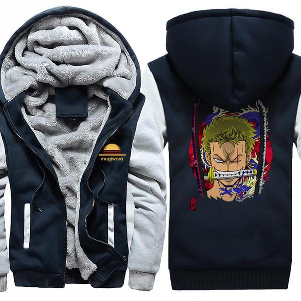 One Piece Long Sleeve Zipper Hooded Jacket Hoodies