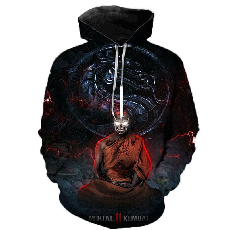 Mortal Kombat 11 Unisex Newest 3D Printed Plus Size Hoodies