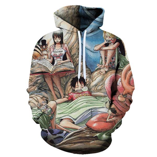 One Piece 3D Print Hoodies - Anime Sweatshirts Pullovers