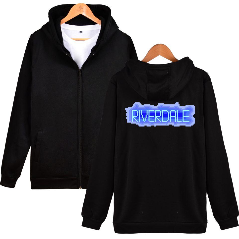 Riverdale Hoodies - Riverdale Series Super Cool Logo Icon Zip Up Hoodie