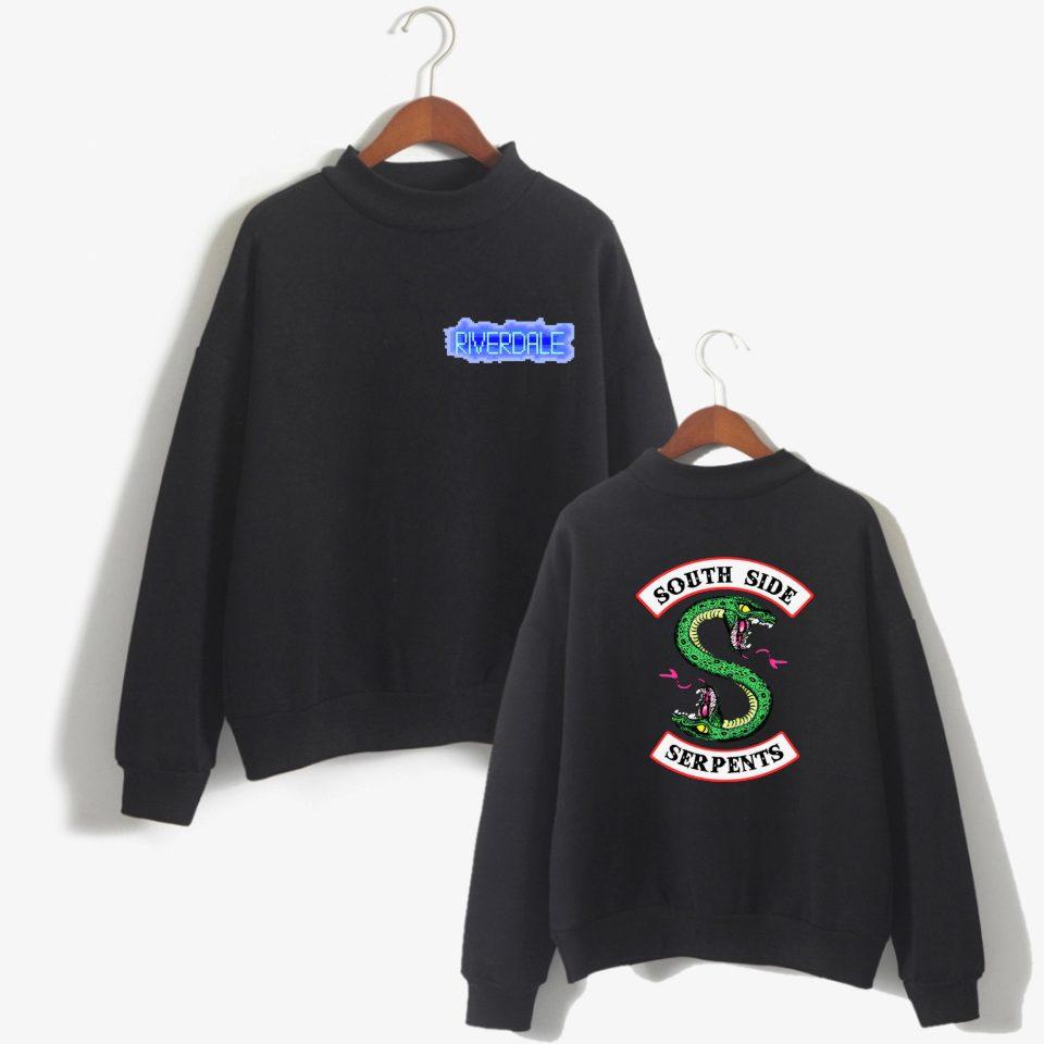 Riverdale Ｍock Turtlenecks - Riverdale Double-Headed Snake Logo Icon Ｍock Turtleneck
