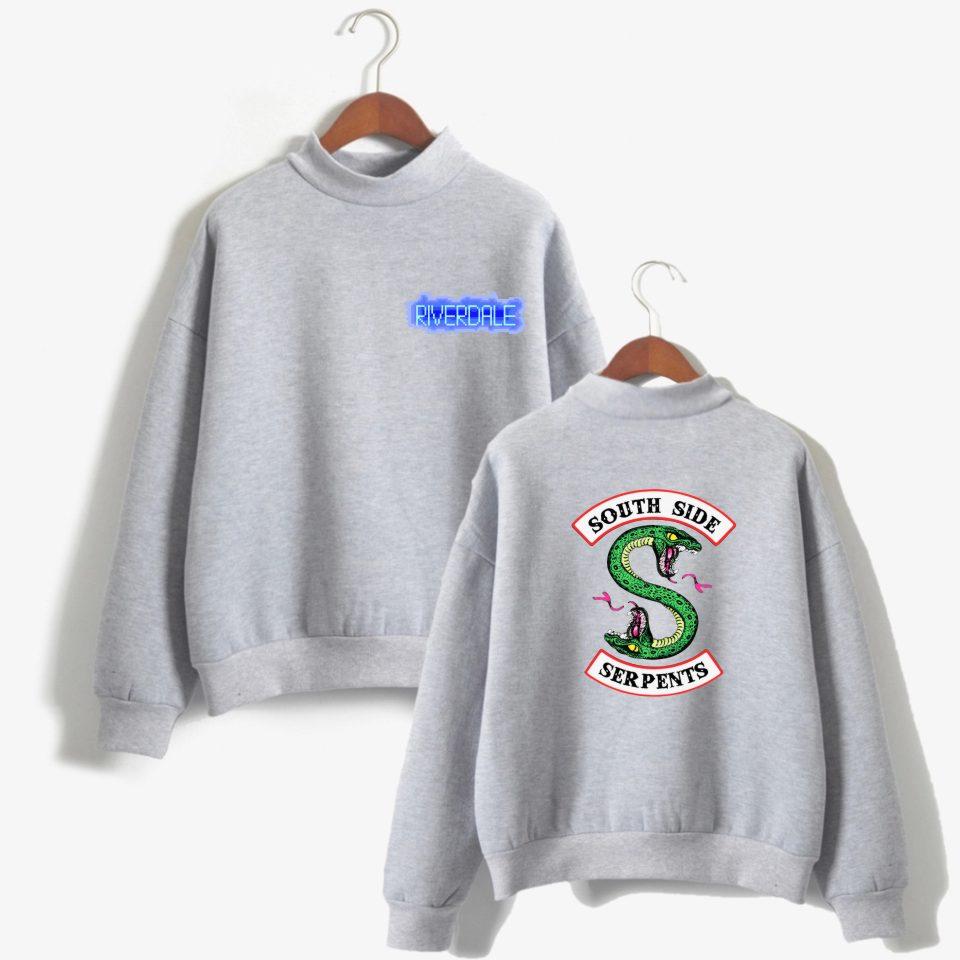 Riverdale Ｍock Turtlenecks - Riverdale Double-Headed Snake Logo Icon Ｍock Turtleneck