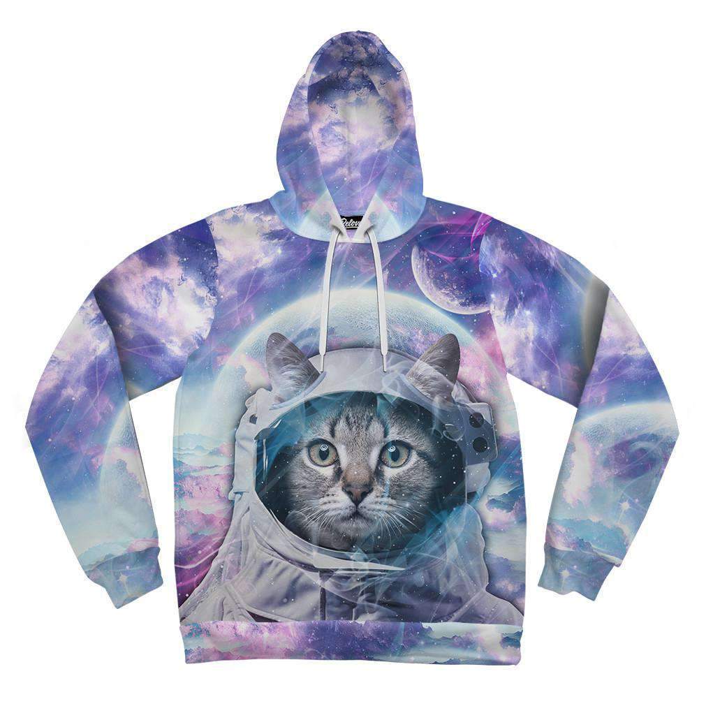 Astro Cat Mens Hoodie