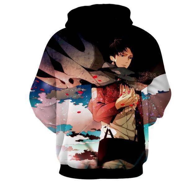 Attack On Titan 3D Hoodie Levi Ackerman