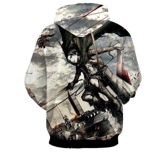 Attack On Titan 3D Levi Ackerman Hoodie