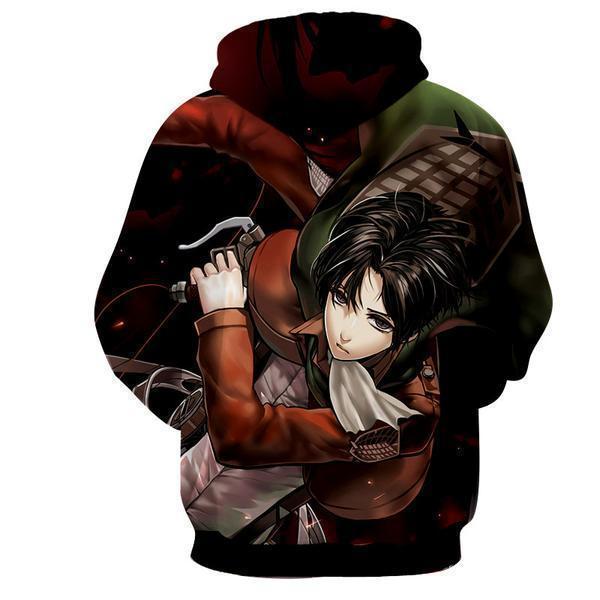 Attack On Titan Hoodie Levi Ackerman
