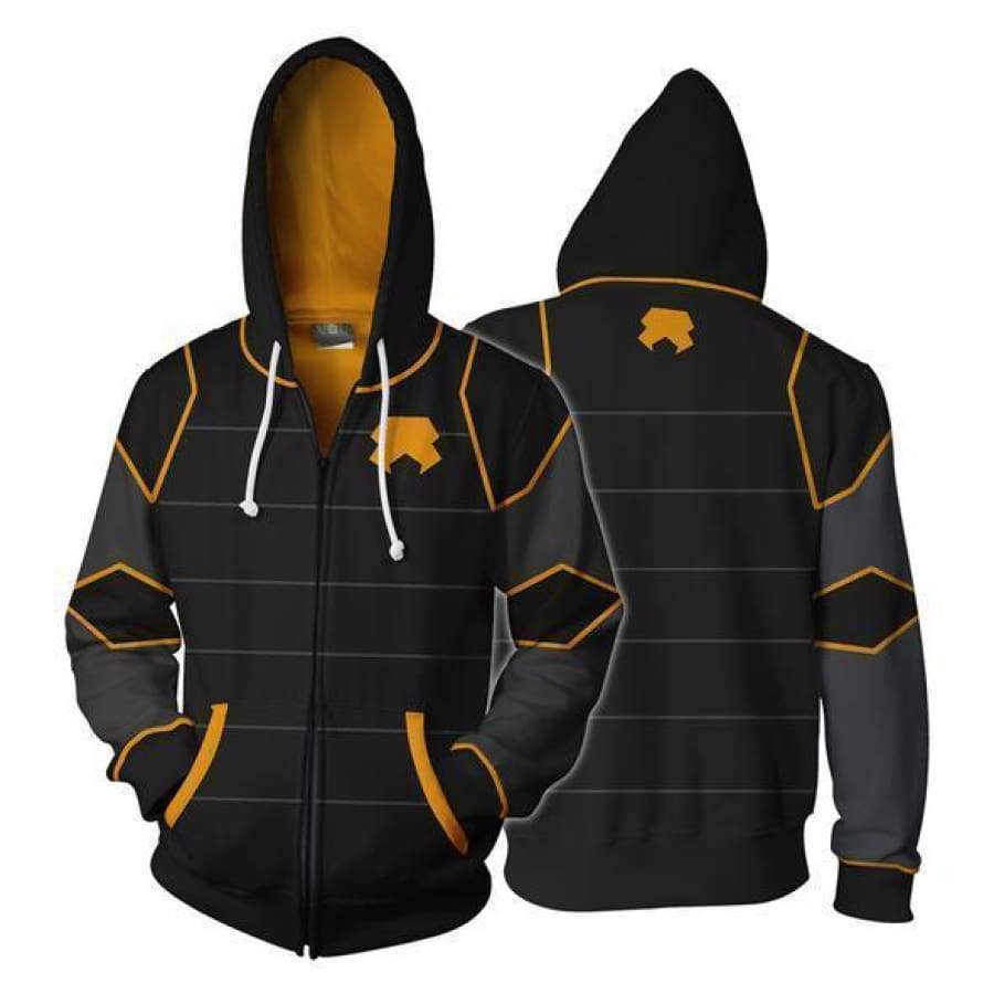 Anime Avatar: The Last Airbender Cosplay Costume Hoodie Zipper Jacket