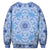 Christmas Sweatshirts - Christmas Snowflake Cool Icon Blue 3D Sweatshirt