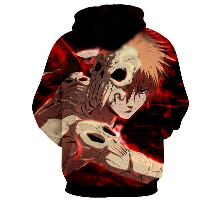 Hollow Ichigo Bleach 3d Printed Bleach Hoodie