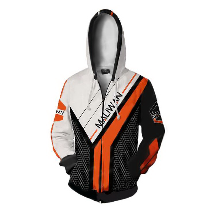 Borderlands Maliwan V2 Hoodies - Zip Up Hoodie Jacket