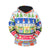 Christmas Hoodies - Christmas Snowman Tree Striped Pattern Cute 3D Hoodie