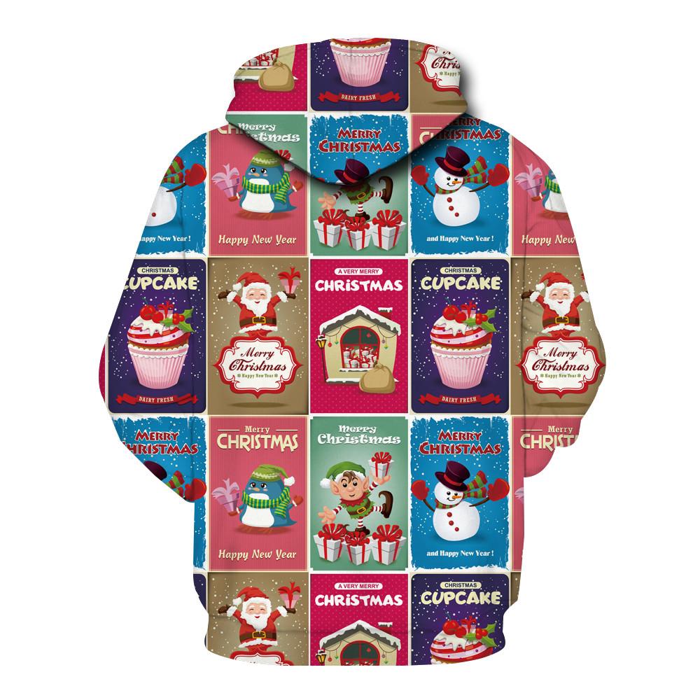 Christmas Hoodies - Cake Cartoon Character 3D Hoodie