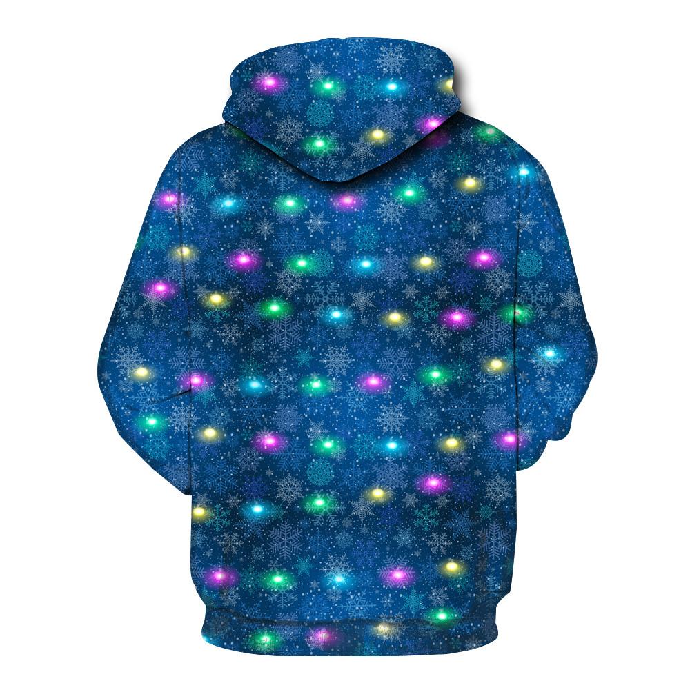 Christmas Hoodies - Snowflake Light 3D Hoodie